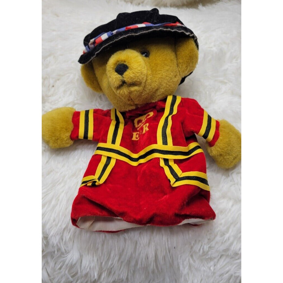 Merrythought Beefeater Blond Teddy Bear Tower of London Puppet Plush Animal - Picture 1 of 8